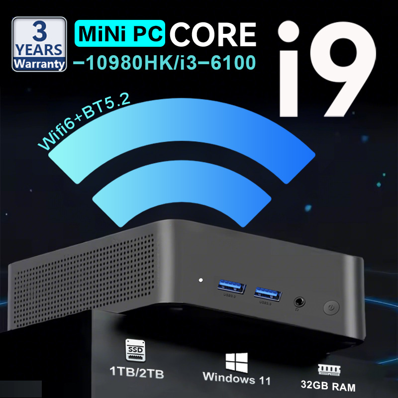 Pc Gaming I3 - MINI PC Windows 11 Pro Core