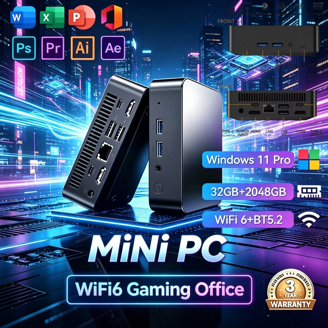 Pc Gaming I3 - Core I3 6100 Powerful Pocket Mini