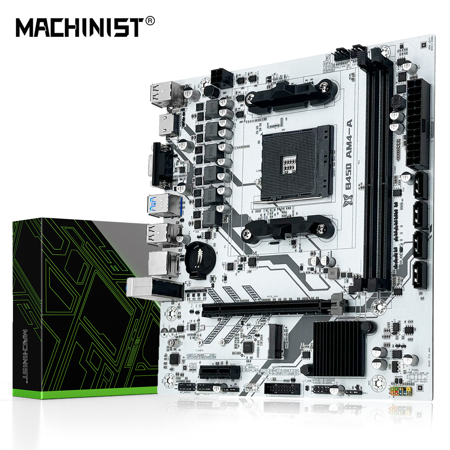 Pc Gaming Kit - MACHINIST B450 Motherboard AMD Processor Dual-channel