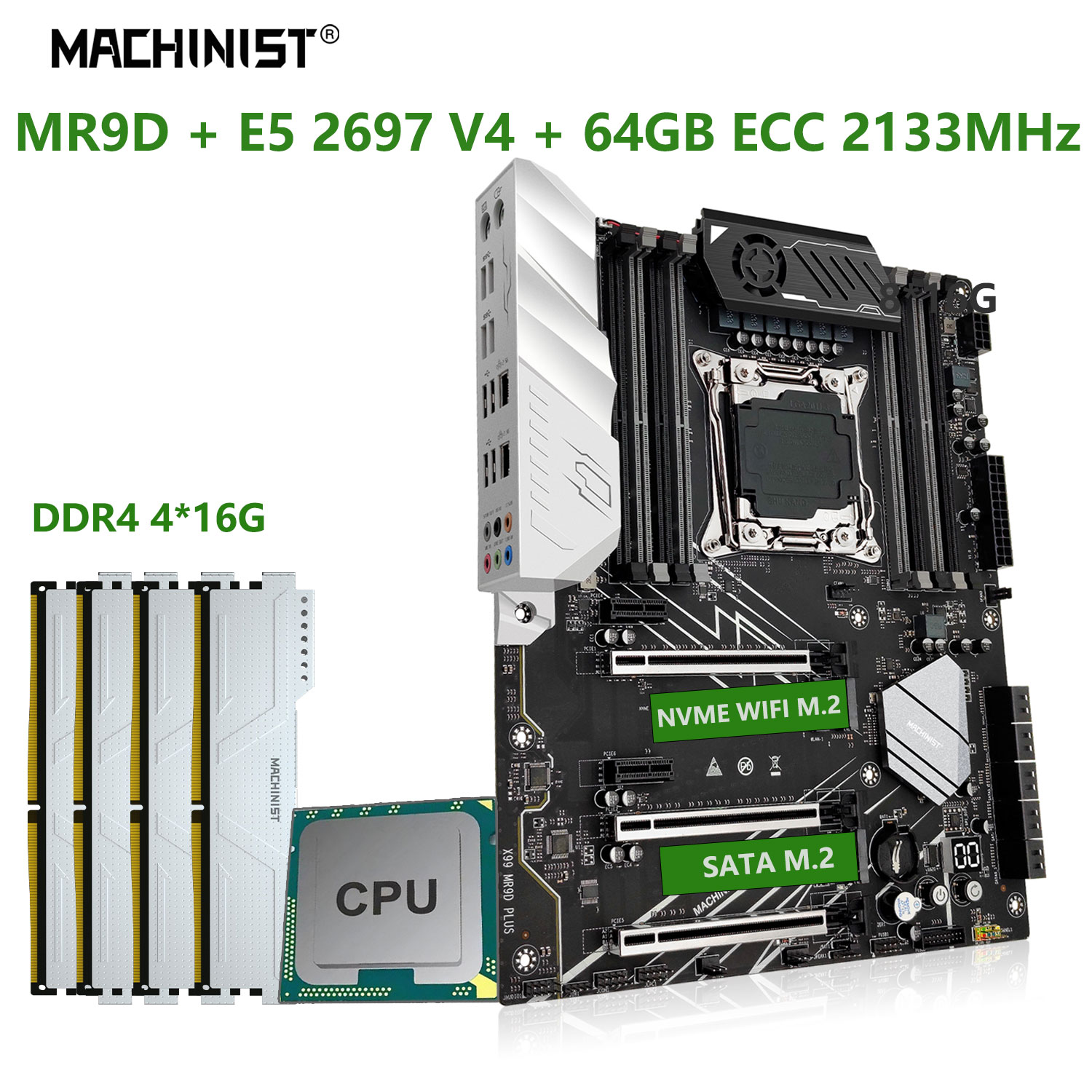 Pc Gaming Kit - MACHINIST X99 Motherboard Set LGA 2011-3