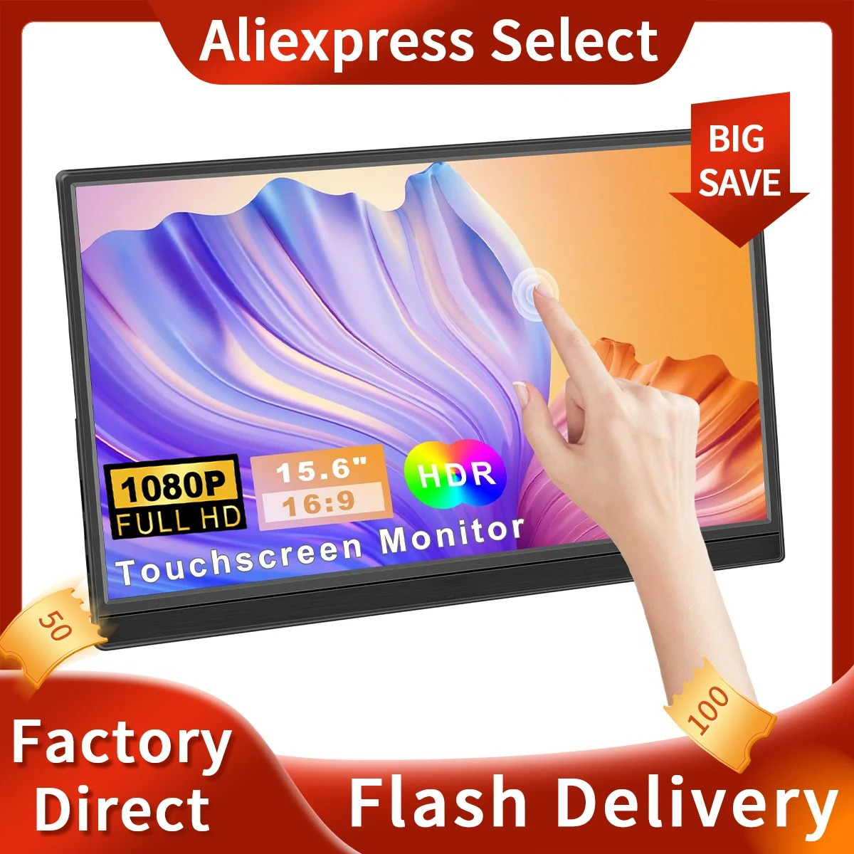 Pc Gaming On Mobile - 1920*1200 15.6-inch Portable Monitor Laptop XBox