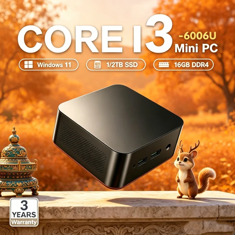Pc Gaming I3 - 2026 Ethereal Svelte MINI PC Windows