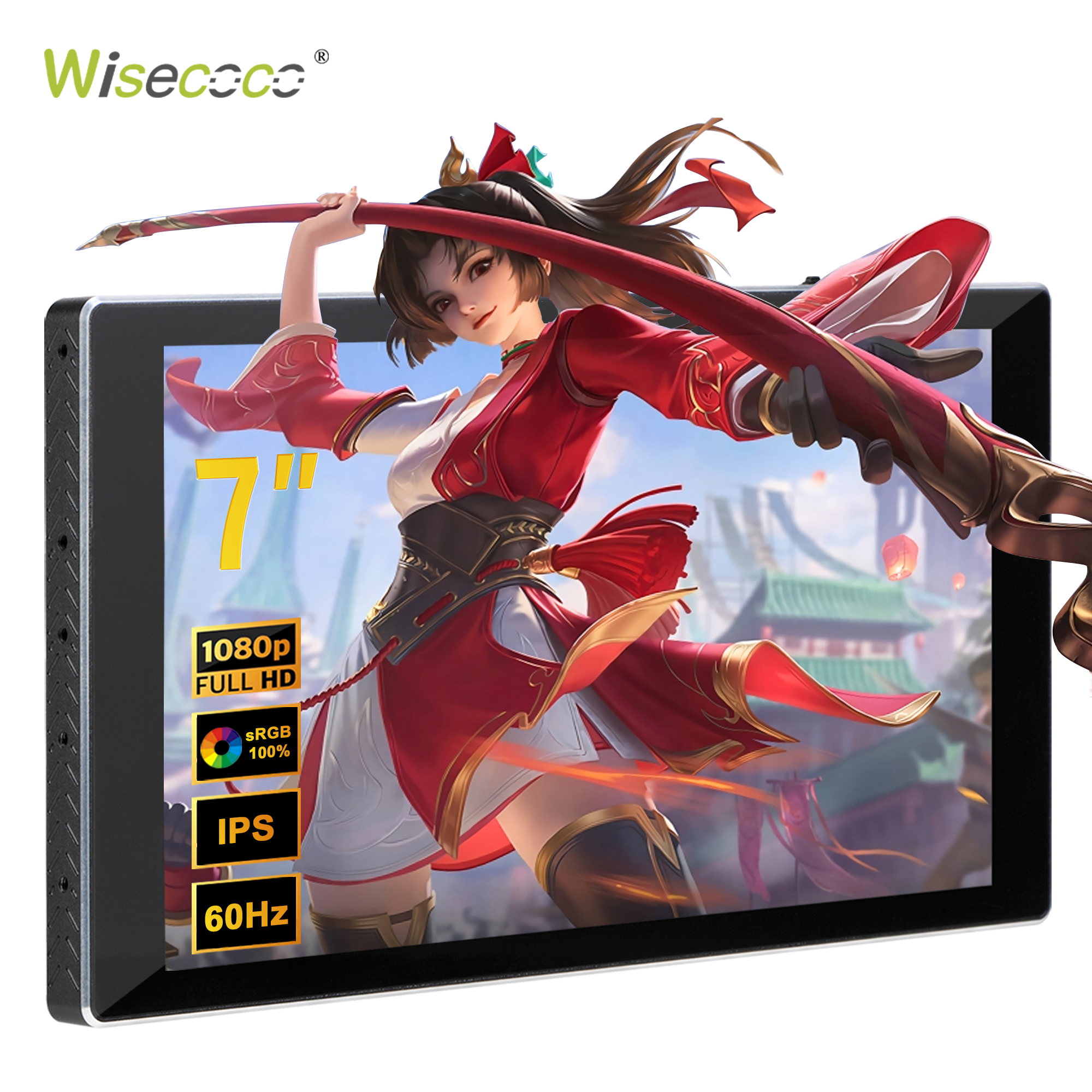 Pc Gaming Y Monitor - Wisecoco 7 Inch Portable Touch Monitor