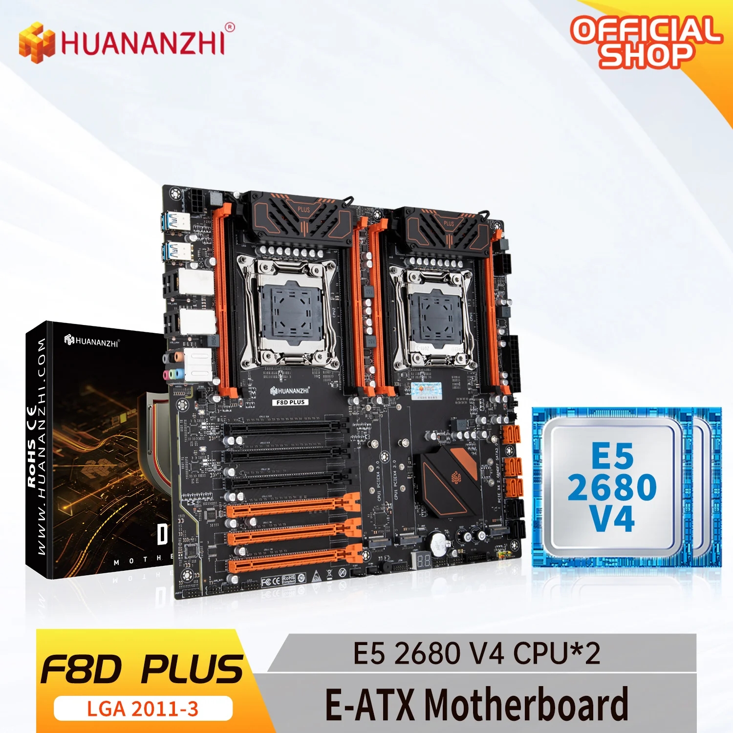 Pc Gaming Kit - HUANANZHI X99 F8D PLUS LGA 2011-3