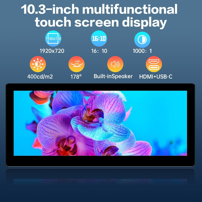 10.3inch Small Touchscreen Mon – Pc Gaming On Mobile recenzja i cena