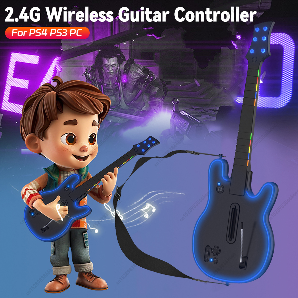 2.4G Wireless Guitar Controlle – Joystick Pc Gaming recenzja i cena