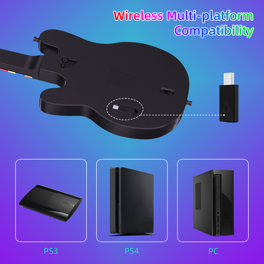 2.4G Wireless Guitar Controlle – Joystick Pc Gaming recenzja i cena