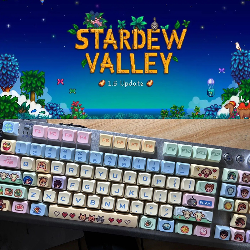 Stardew Valley 78 Keycaps Pixe – Custom Keycaps recenzja i cena