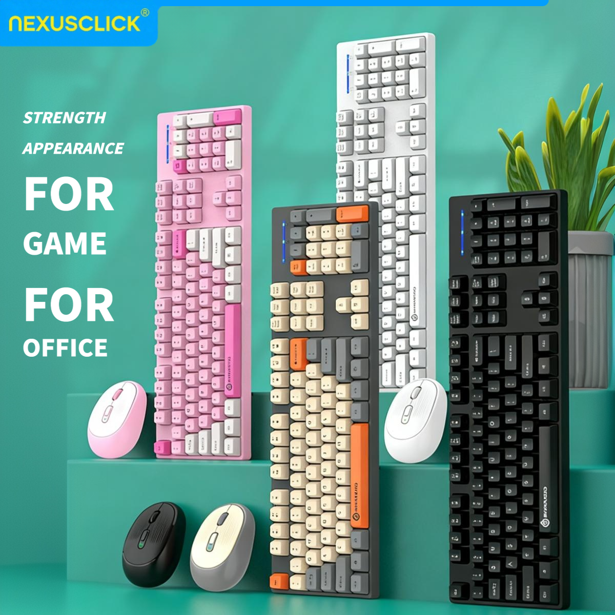 NexusClick Wireless Gaming Off – Pc Gaming Komplett Set recenzja i cena
