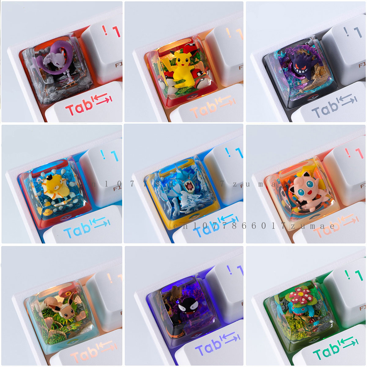 Pokemon Anime Keycaps Gengar P – Custom Keycaps recenzja i cena