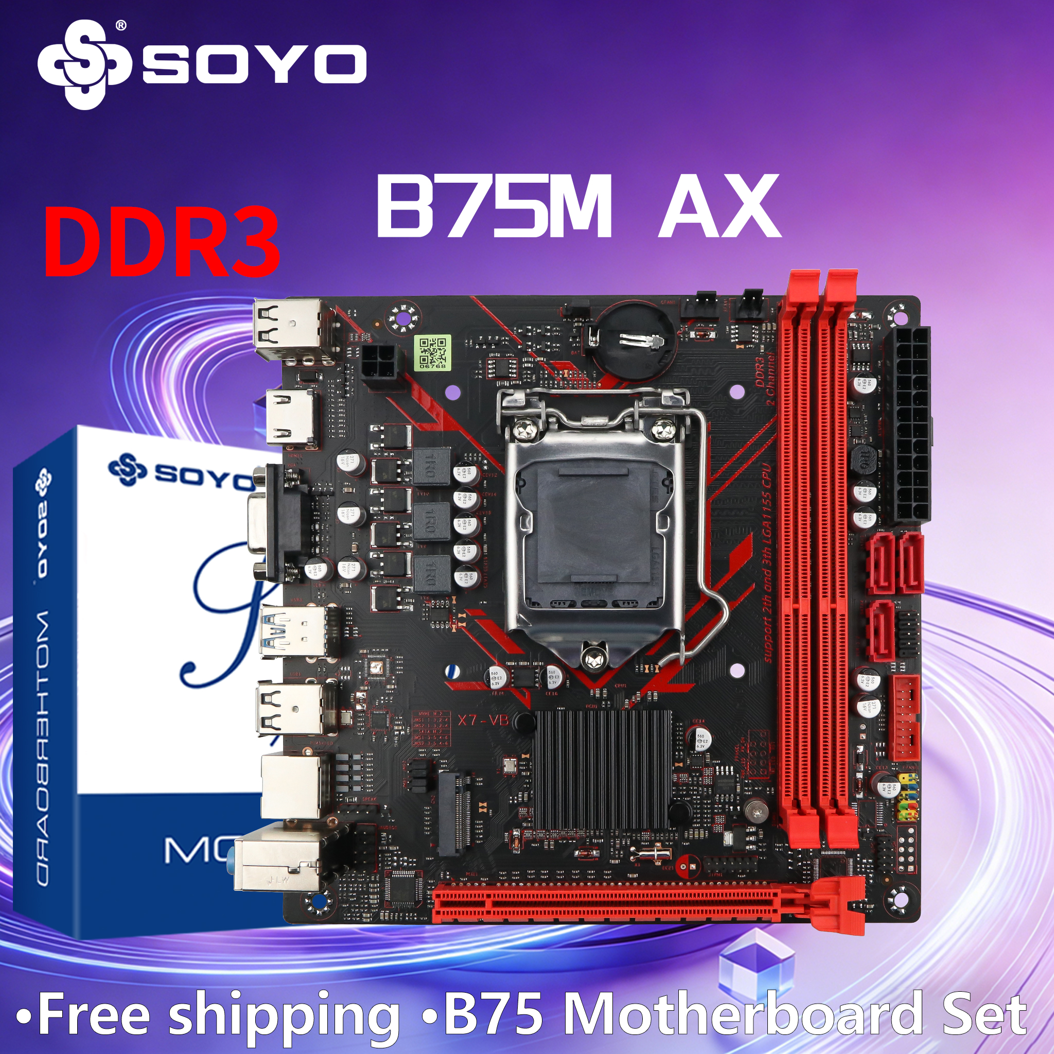 SOYO B75M DDR3-AX Motherboard  – Pc Gaming Kit recenzja i cena