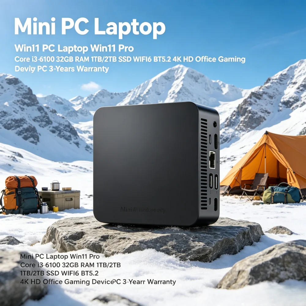 Mini PC Laptop Win11 Pro Core  – Pc Gaming I3 recenzja i cena