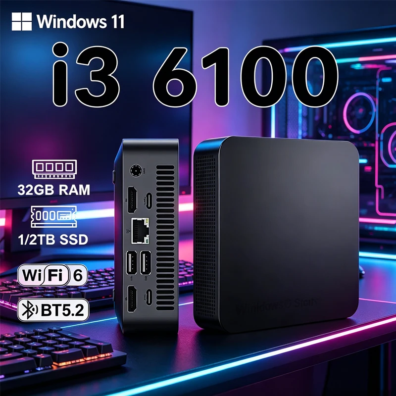 Mini PC Laptop Win11 Pro Core  – Pc Gaming I3 recenzja i cena