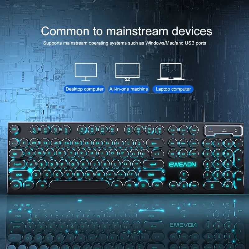 Retro Punk Mechanical Feel Key – No Rgb Gaming Pc recenzja i cena