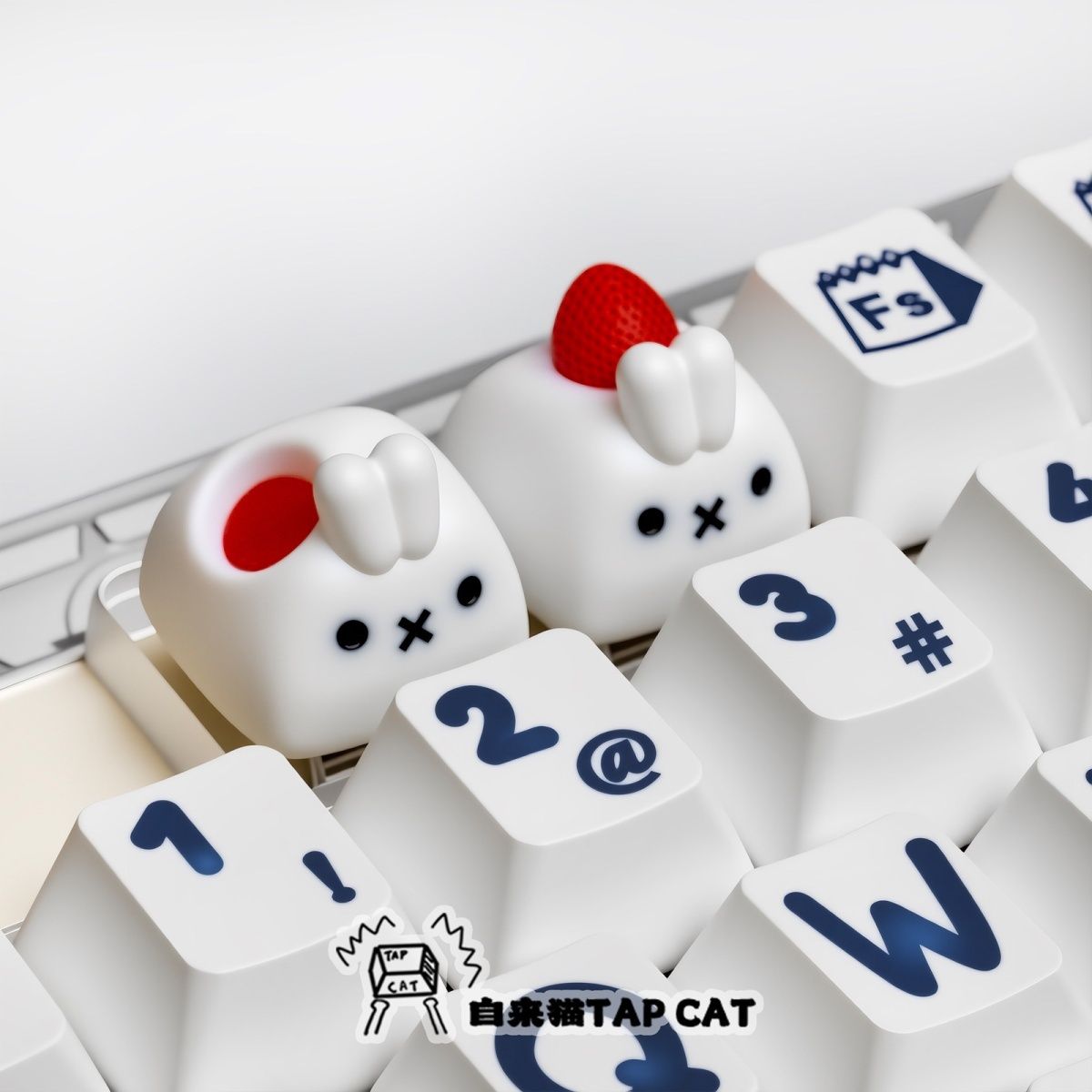 Kawaii Miffy Keycap Creative C – Custom Keycaps recenzja i cena