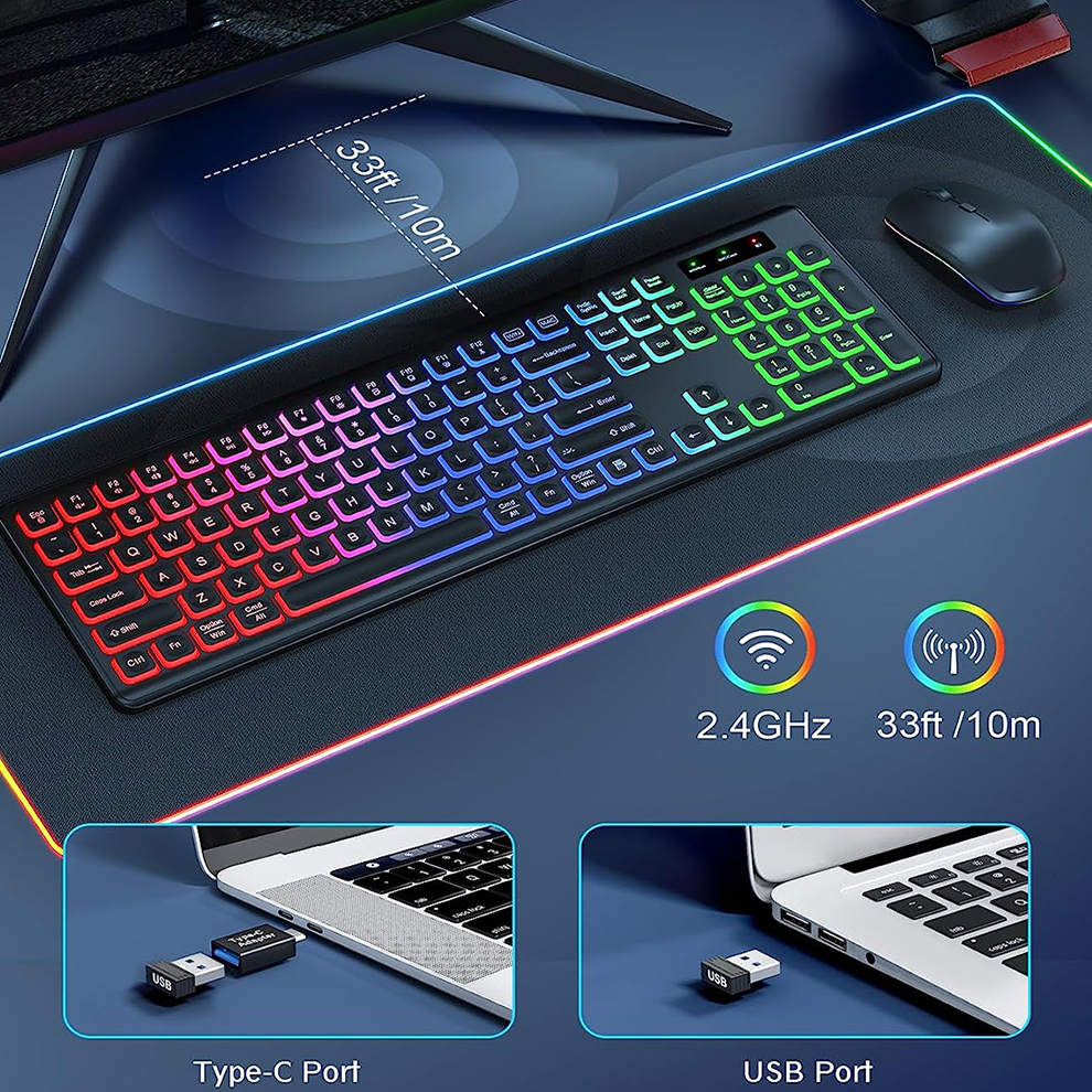 Jomaa Wireless Game Keyboard C – Pc Gaming Komplett Set recenzja i cena