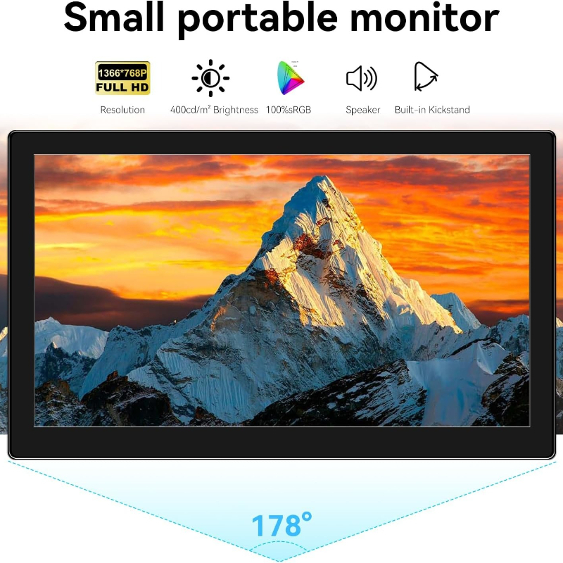 Small Touchscreen Monitor 10.1 – Pc Gaming On Mobile recenzja i cena
