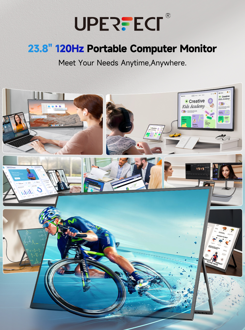 UPERFECT 23.8” 120HZ Large Por – Pc Gaming Y Monitor recenzja i cena