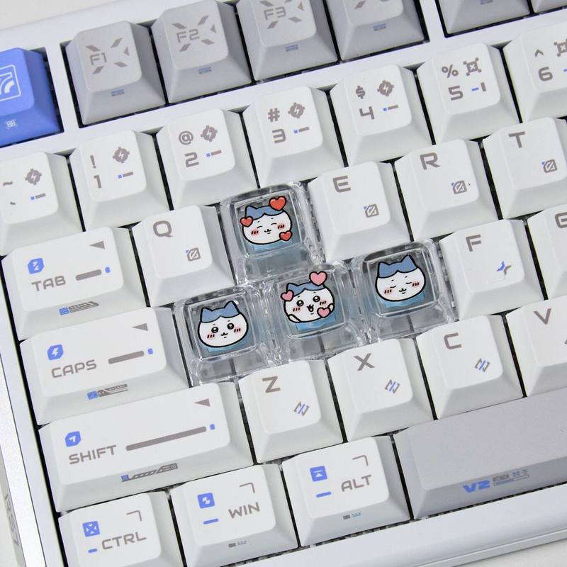 Chiikawa 4 Pcs Handmade Transp – Custom Keycaps recenzja i cena