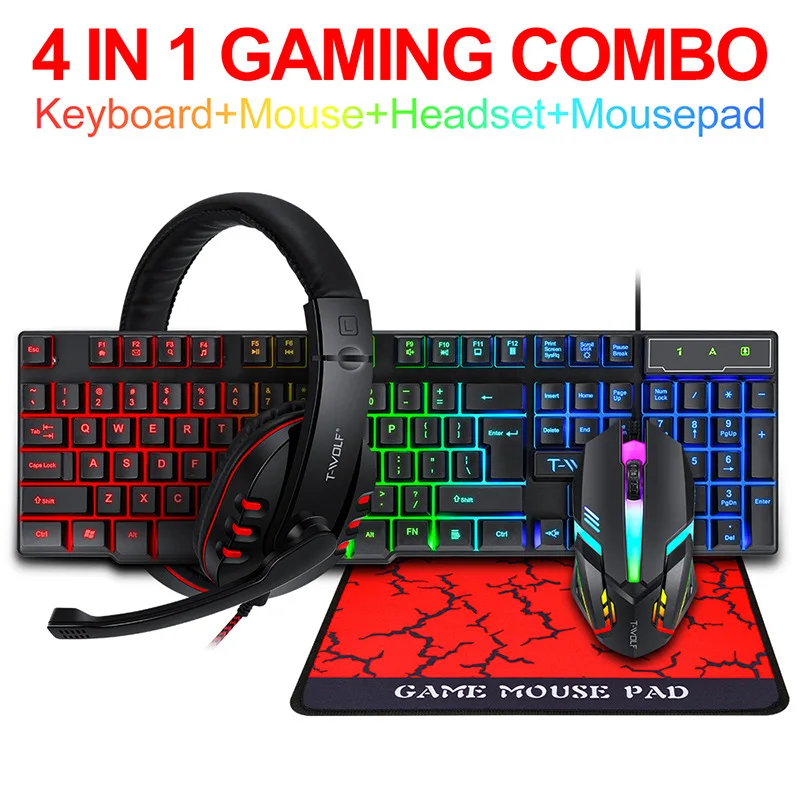 T-WOLF Game Four Piece TF800 I – Pc Gaming Kit recenzja i cena