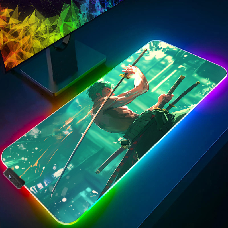 ONE PIECE Zoro Mouse Pad RGB G – No Rgb Gaming Pc recenzja i cena