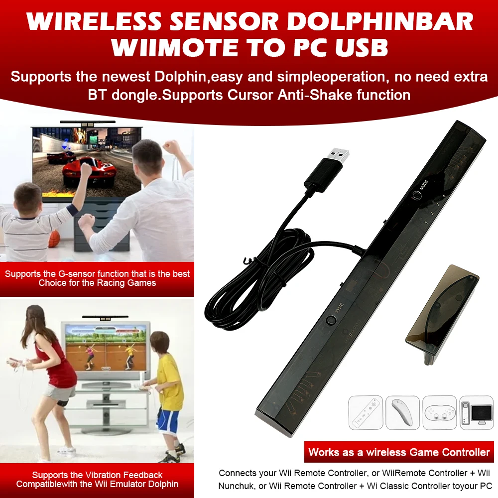 Wireless Sensor Dolphin Bar Ma – Joystick Pc Gaming recenzja i cena