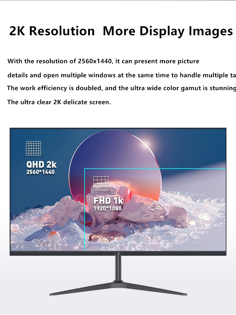 FYHXele 27Inch Monitor 2K 75Hz – Pc Gaming Y Monitor recenzja i cena