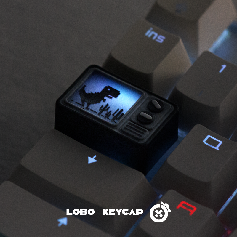 Fashion Dinosaur TV Keycaps Li – Custom Keycaps recenzja i cena