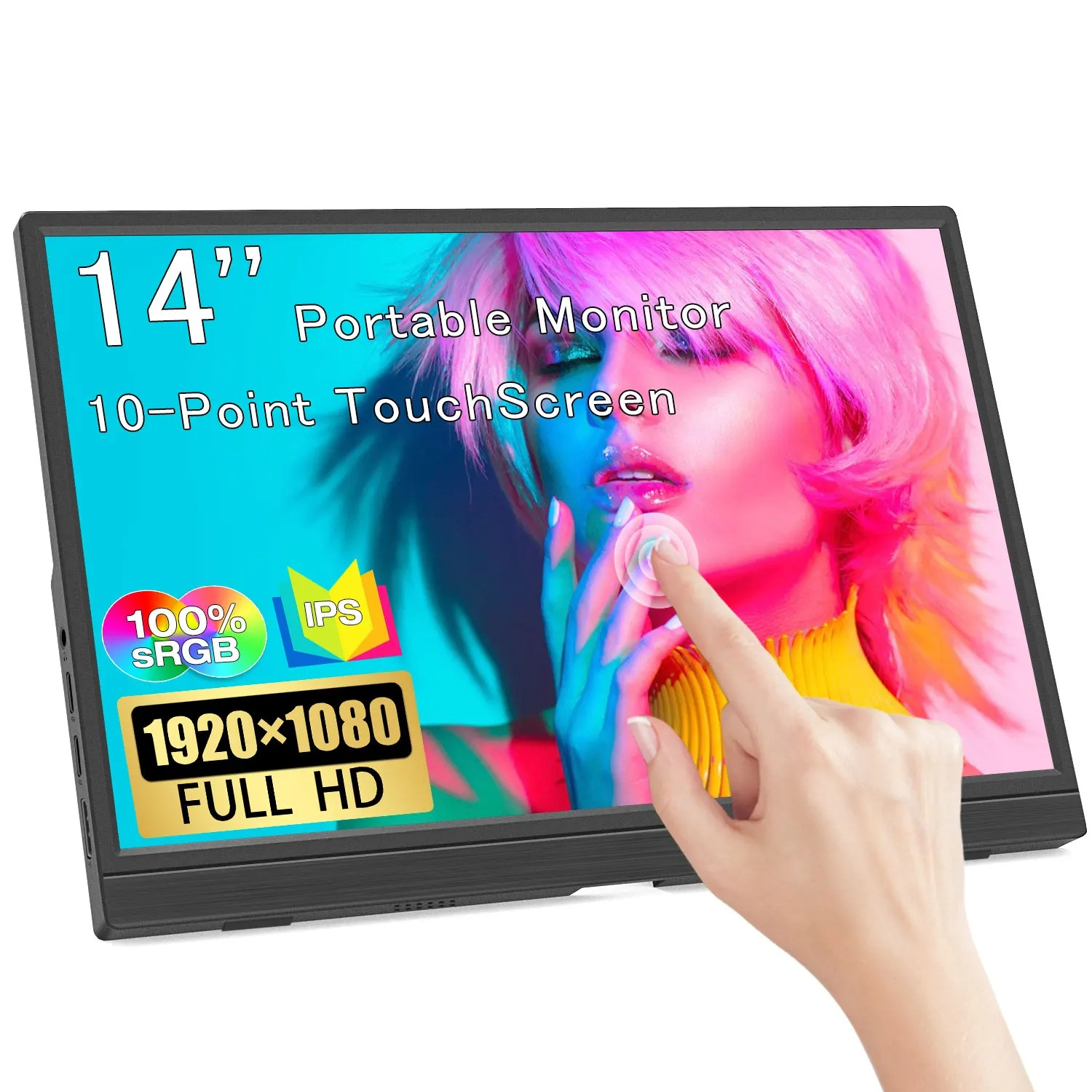 1920*1080 14-inch Portable Mon – Pc Gaming On Mobile recenzja i cena