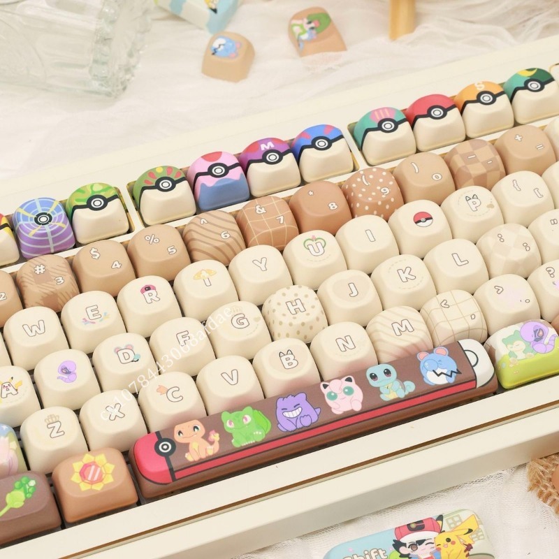 Anime Pokemon Keycaps MOA Heig – Custom Keycaps recenzja i cena