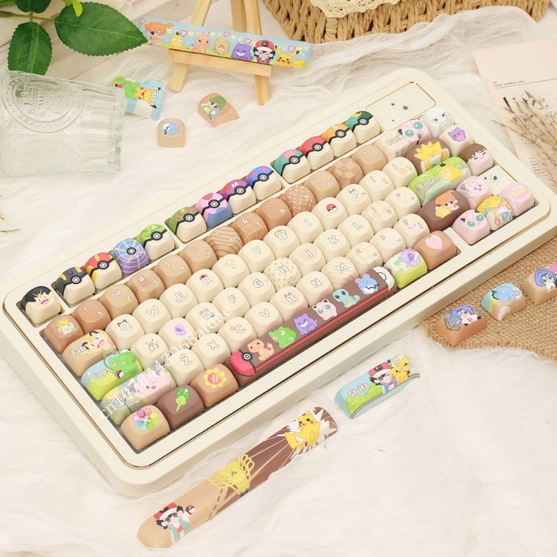 Anime Pokemon Keycaps MOA Heig – Custom Keycaps recenzja i cena