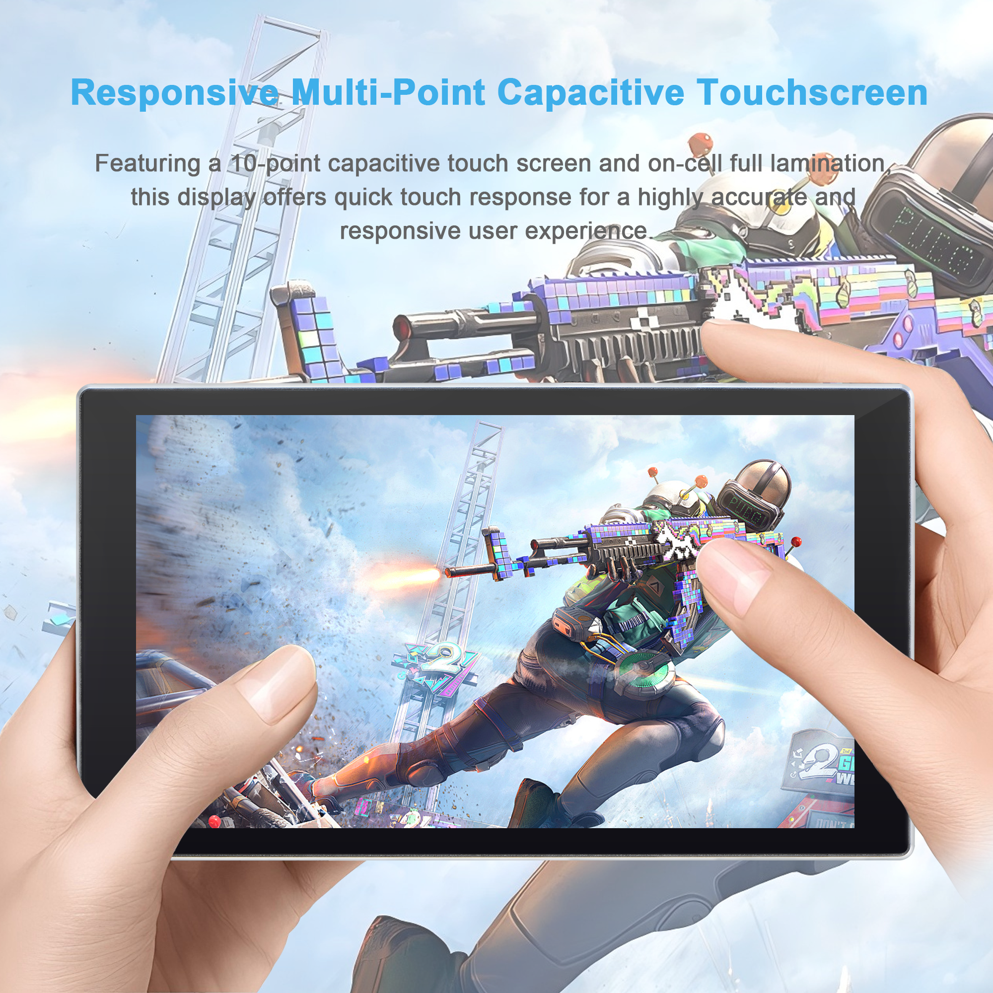Wisecoco 7 Inch Portable Touch – Pc Gaming Y Monitor recenzja i cena