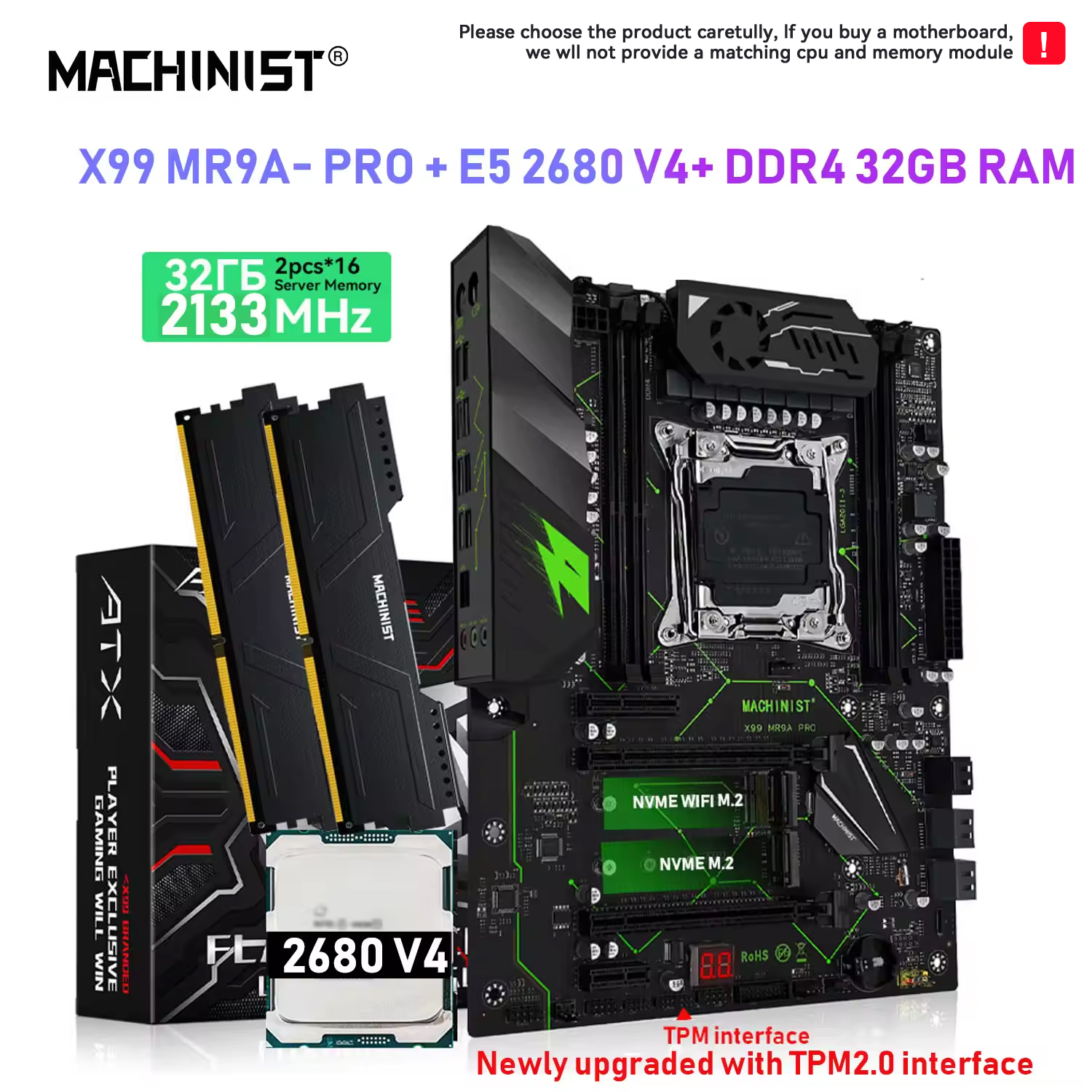 MACHINIST X99 motherboard MR9A – Pc Gaming Kit recenzja i cena