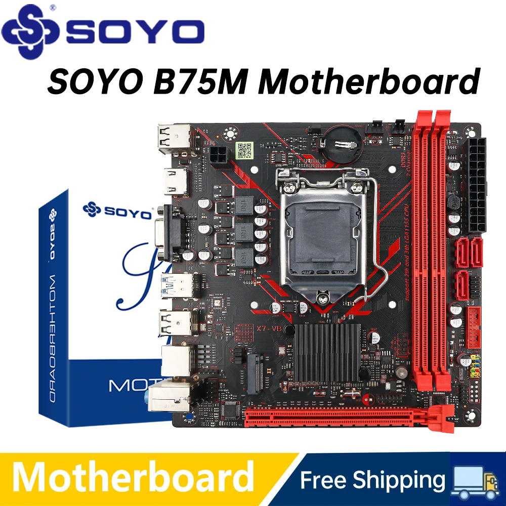 SOYO B75M Motherboard M.2 NVME – Pc Gaming Kit recenzja i cena