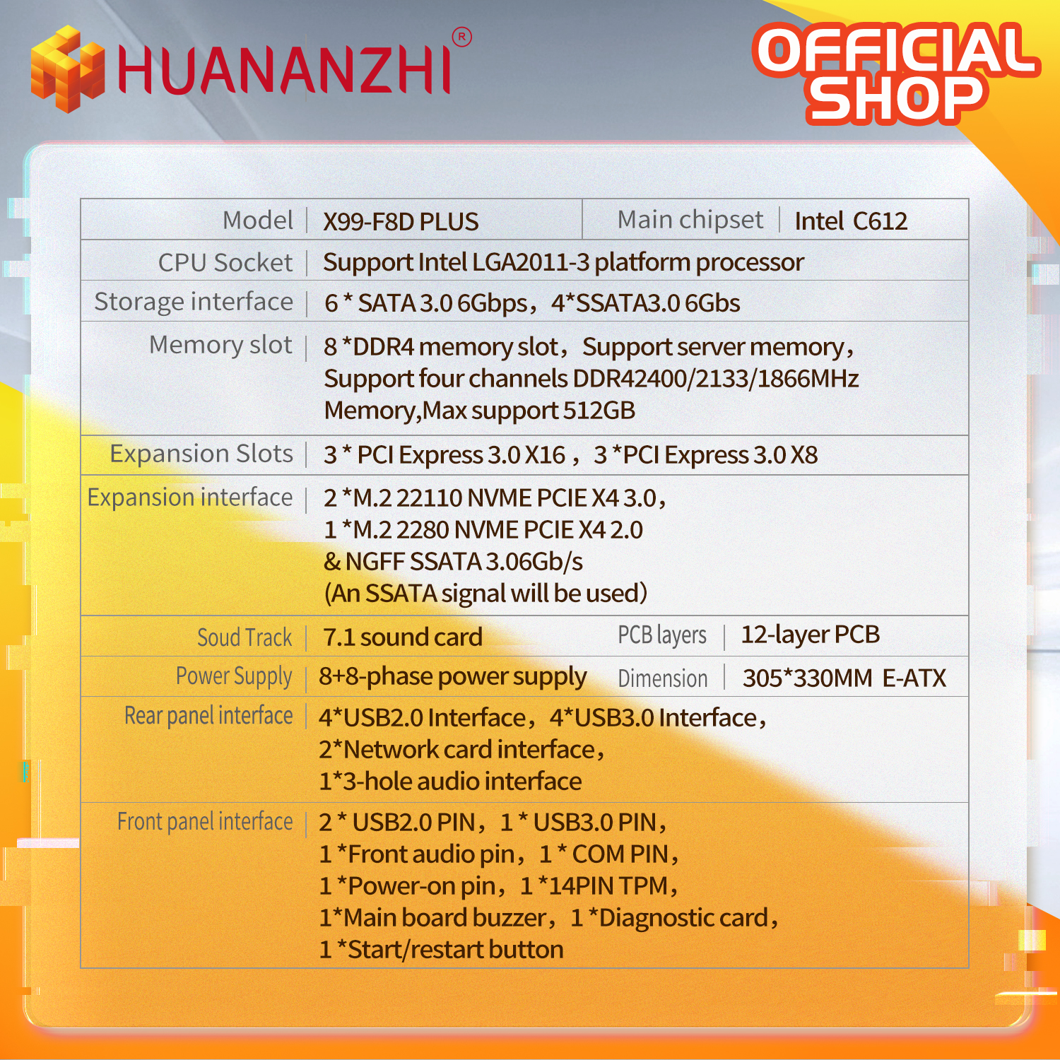HUANANZHI X99 F8D PLUS LGA 201 – Pc Gaming Kit recenzja i cena