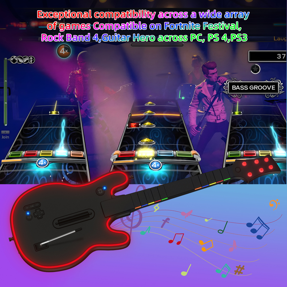 Wireless Guitar Controller 2.4 – Joystick Pc Gaming recenzja i cena