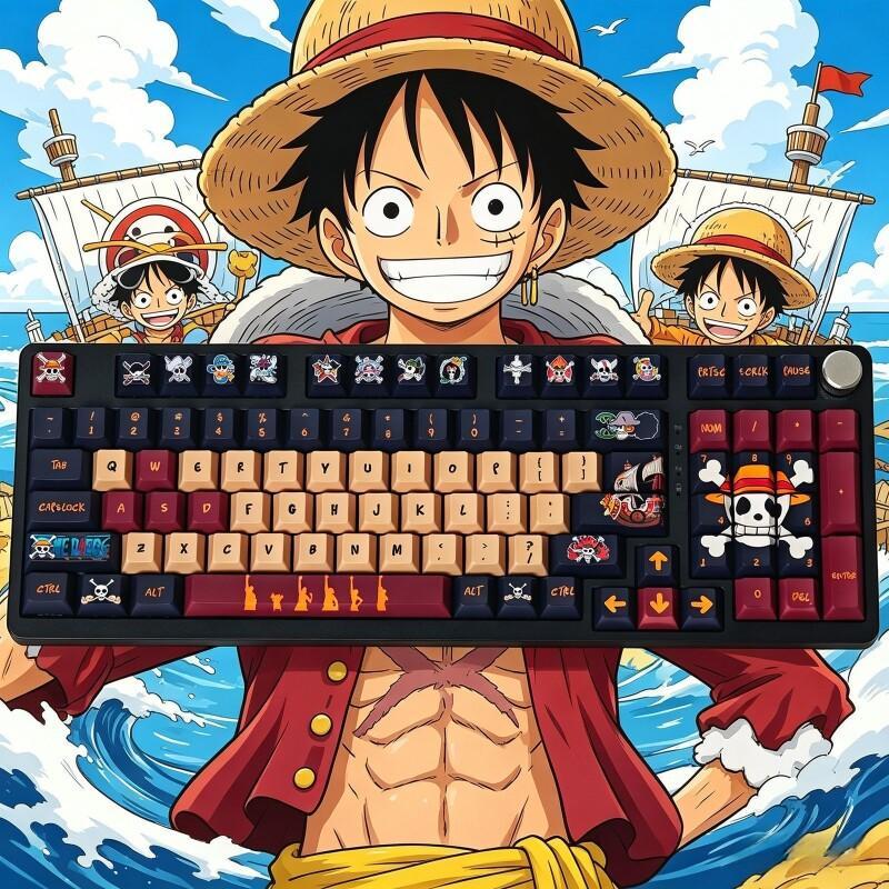 BANDAI One Piece Monkey D. Luf – Custom Keycaps recenzja i cena