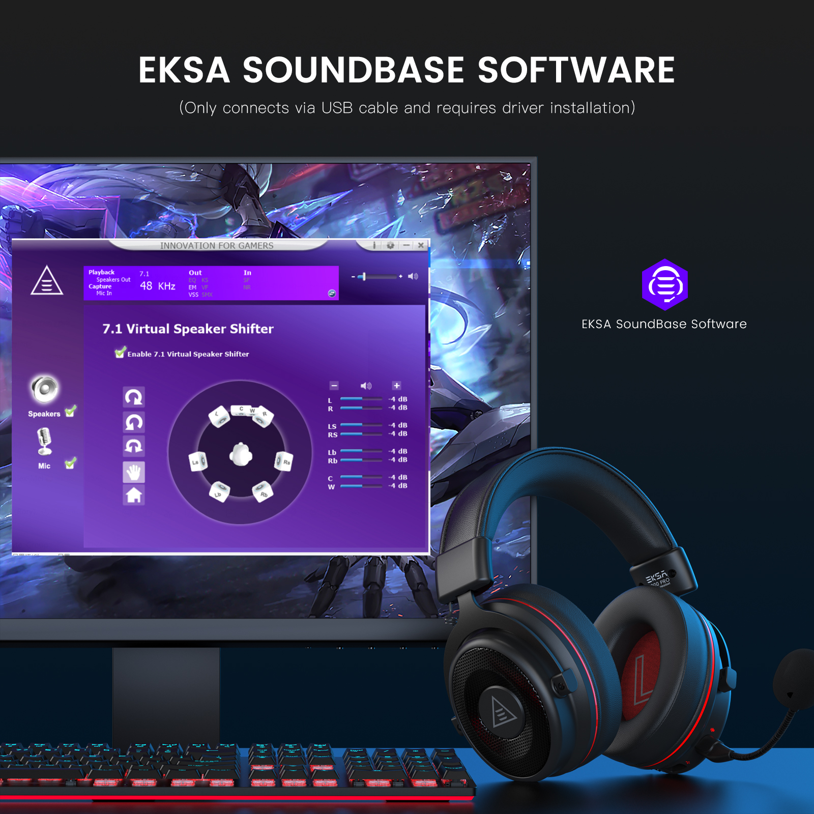 EKSA PC Gaming Headphones Over – Pc Gaming Upgrades recenzja i cena