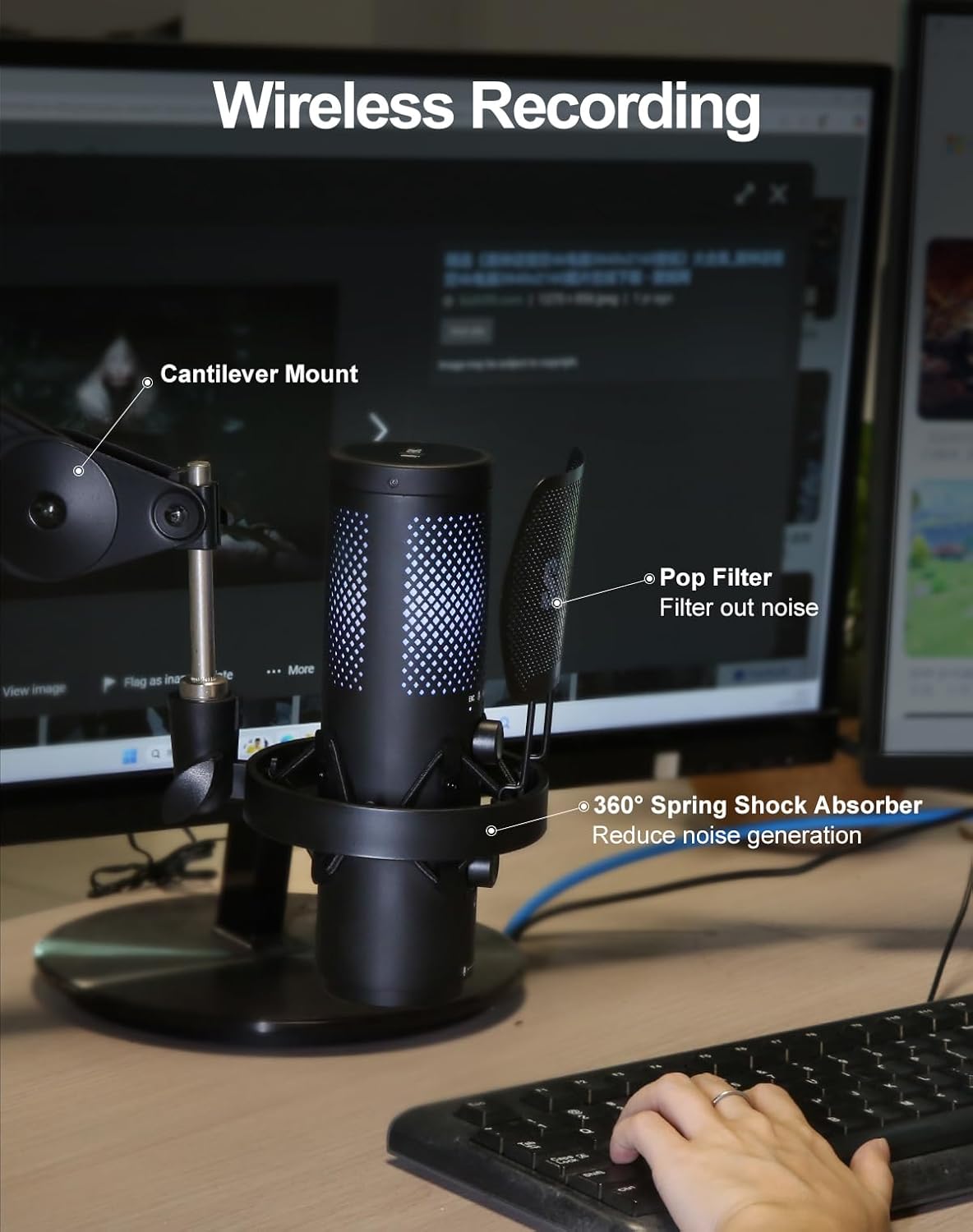 Wireless USB Microphone for St – No Rgb Gaming Pc recenzja i cena